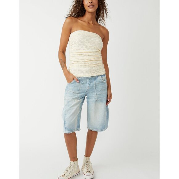 NWT Free People - Ona Convertible Ruched Skirt - S Small - Picture 2 of 10